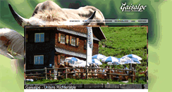 Desktop Screenshot of gaisalpe.de